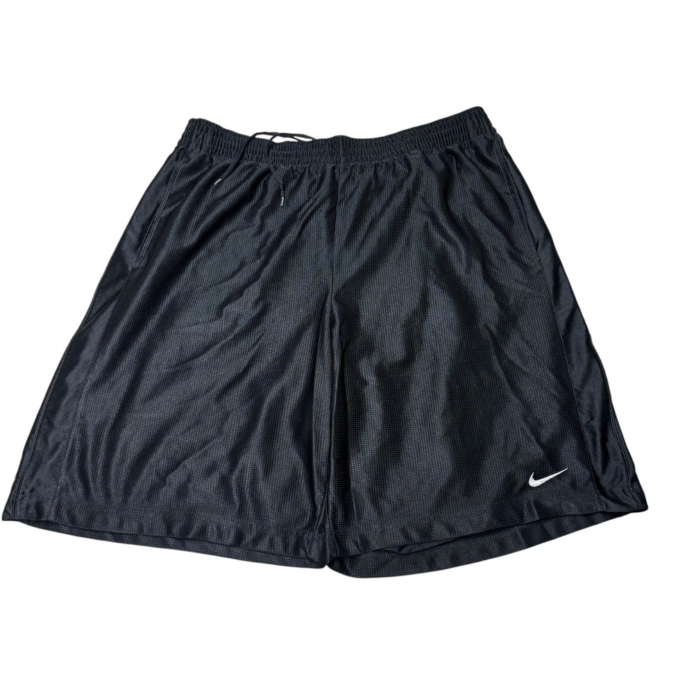 Nike Basketball Dazzle Shorts Mens XXL W36 L10 Black Mesh Athletic Gym Training